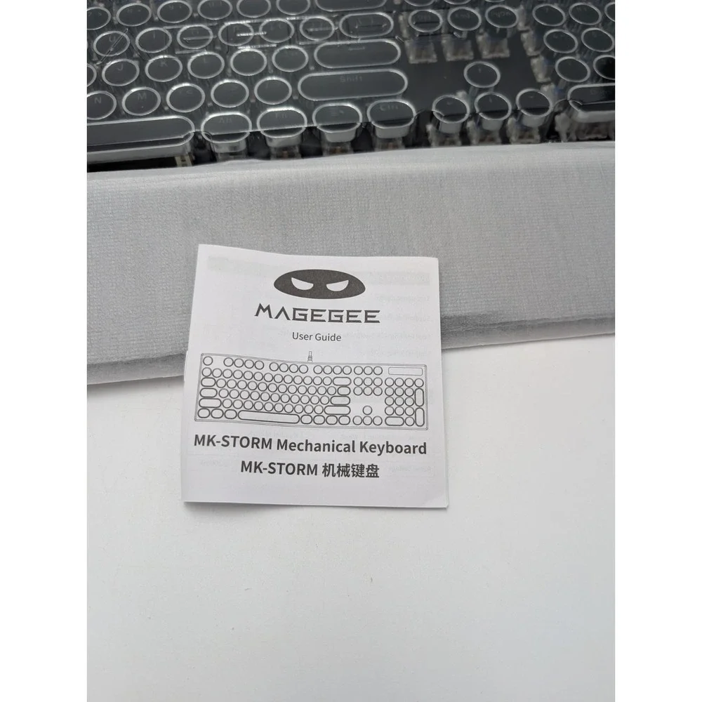 Magegee MK-STORM Mechanical RGB Gaming 104 Key  Keyboard- Retro Look - BLACK